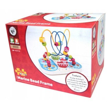 Bigjigs medinis ergoterapinis labirintas - Mediniai lavinamieji žaislai vaikams