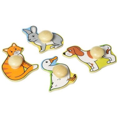 Bigjigs medinė formų dėlionė - Lavinamosios medinės dėlionės vaikams