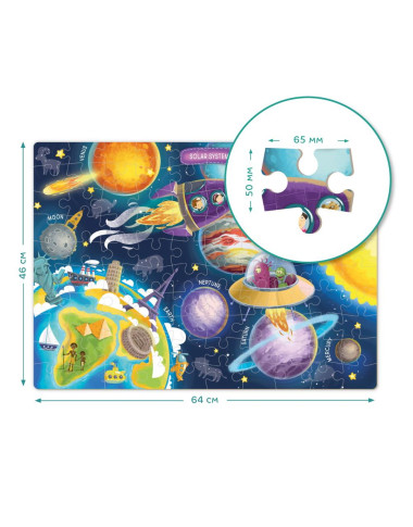 Dodo dėlionė vaikams Kosmosas - Dėlionės vaikams nuo 5 metų