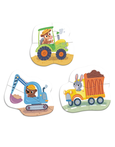 Dodo pirmoji didelių detalių dėlionė vaikams - Dėlionės vaikams nuo 2 metų