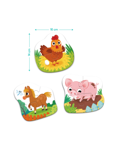 Dodo pirmoji didelių detalių dėlionė vaikams - Dėlionės vaikams nuo 2 metų