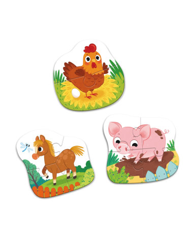 Dodo pirmoji didelių detalių dėlionė vaikams - Dėlionės vaikams nuo 2 metų