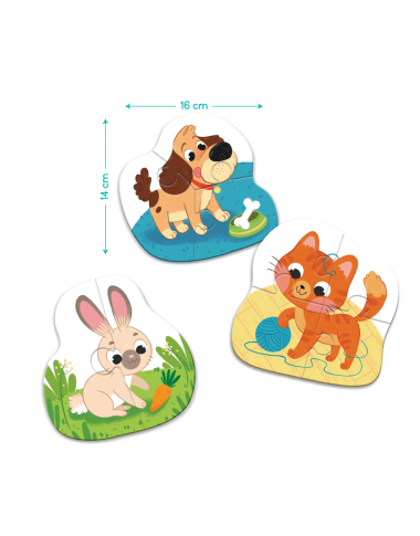 Dodo pirmoji didelių detalių dėlionė vaikams - Dėlionės vaikams nuo 2 metų