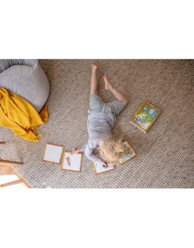 Spalvinimo knygutė su vandens pieštuku - Lavinamieji žaislai vaikams