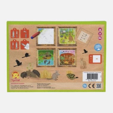 Spalvinimo knygutė su vandens pieštuku - Lavinamieji žaislai vaikams nuo 1 metų - Lapute.lt