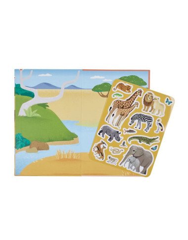 Tiger Tribe daugkartinių lipdukų rinkinys - Lipdukai vaikams Tiger Tribe daugkartinių lipdukų rinkinys - Lipdukai vaikams