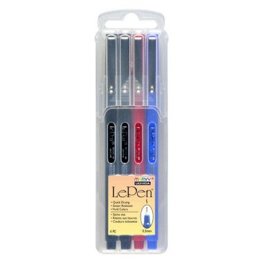 Rašikliai plonu antgaliu Le Pen Basic - Kanceliarinės prekės vaikams