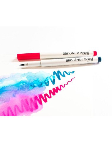 Flomasteriai teptukiniu antgaliu Artist Brush - Kanceliarinės prekės vaikams Flomasteriai teptukiniu antgaliu Artist Brush - Kanceliarinės prekės vaikams