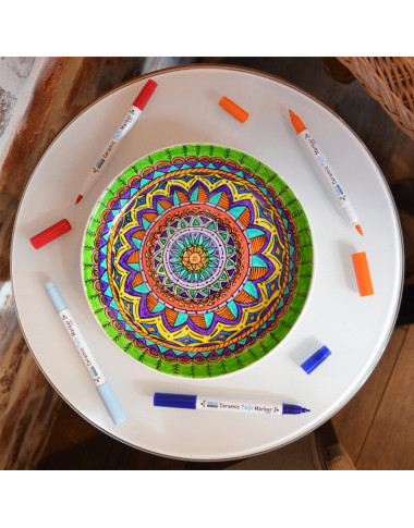 Markeriai keramikai ir porcelianui Marvy Ceramic Twin Marker - Kanceliarinės prekės vaikams