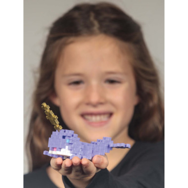 Plus Plus konstruktorius Narvalas (100 el.) - Konstruktoriai vaikams