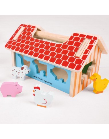 Bigjigs koka figūru šķirotājs - Koka rotaļlietas - Lapute.lt