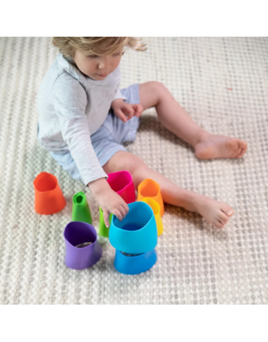 Lavinamasis žaislas SpiroKu statymo cilindrai - Lavinamieji žaislai vaikams nuo 1 metų Lavinamasis žaislas SpiroKu statymo cilindrai - Lavinamieji žaislai vaikams nuo 1 metų