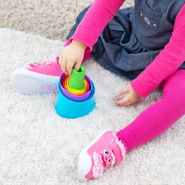 Lavinamasis žaislas SpiroKu statymo cilindrai - Lavinamieji žaislai vaikams nuo 1 metų