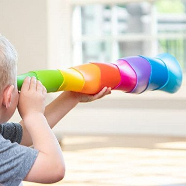 Lavinamasis žaislas SpiroKu statymo cilindrai - Lavinamieji žaislai vaikams nuo 1 metų