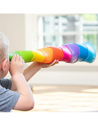 Lavinamasis žaislas SpiroKu statymo cilindrai - Lavinamieji žaislai vaikams nuo 1 metų