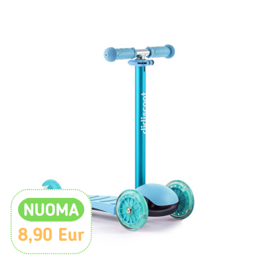 Didiscoot melsvas paspirtukas vaikams - Paspitukai vaikams