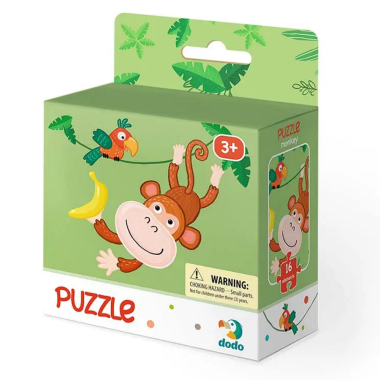 Dodo dėlionė vaikams Beždžionėlė (16 det.) - Dėlionės vaikams nuo 3 metų