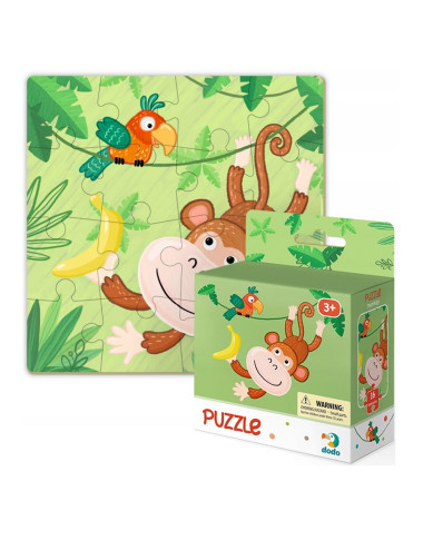 Dodo dėlionė vaikams Beždžionėlė (16 det.) - Dėlionės vaikams nuo 3 metų