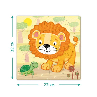 Dodo dėlionė vaikams Liūtukas (16 det.) - Dėlionės vaikams nuo 3 metų