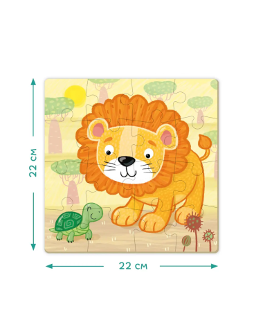 Dodo dėlionė vaikams Liūtukas (16 det.) - Dėlionės vaikams nuo 3 metų