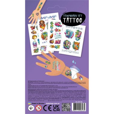 Dodo vaikiškos laikinos tatuiruotės Ant bangų - Laikinos tatuiruotės vaikams