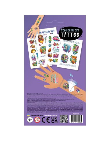 Dodo vaikiškos laikinos tatuiruotės Ant bangų - Laikinos tatuiruotės vaikams Dodo vaikiškos laikinos tatuiruotės Ant bangų - Laikinos tatuiruotės vaikams