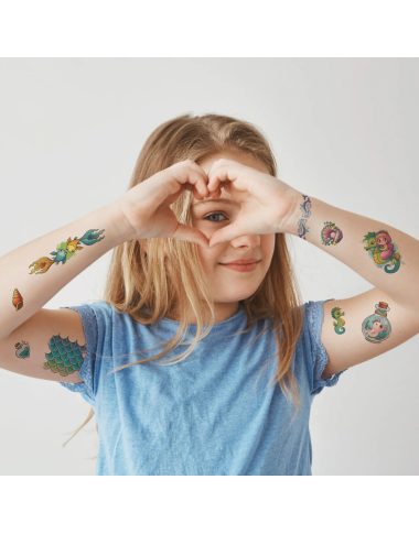 Dodo vaikiškos laikinos tatuiruotės Ant bangų - Laikinos tatuiruotės vaikams Dodo vaikiškos laikinos tatuiruotės Ant bangų - Laikinos tatuiruotės vaikams