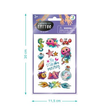 Dodo vaikiškos laikinos tatuiruotės Ant bangų - Laikinos tatuiruotės vaikams