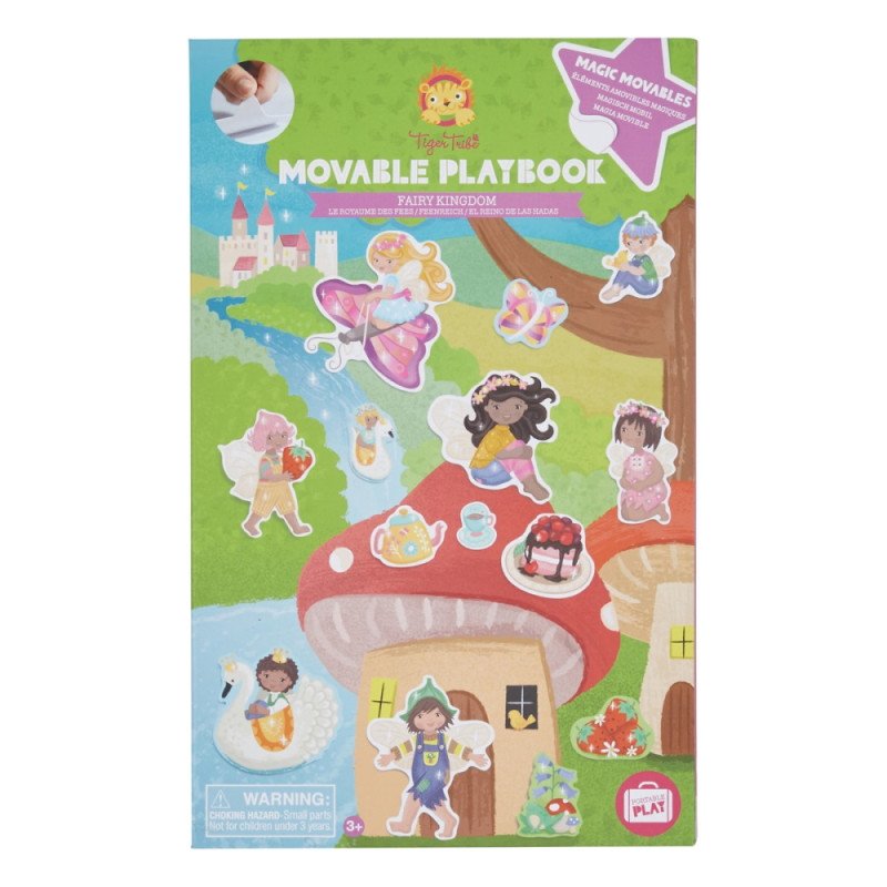 Tiger Tribe daugkartinių lipdukų rinkinys Pasakų karalystė - Daugkartiniai lipdukai vaikams