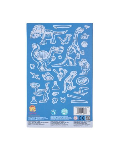 Tiger Tribe daugkartinių lipdukų rinkinys Dinozaurų sala - Daugkartiniai lipdukai vaikams