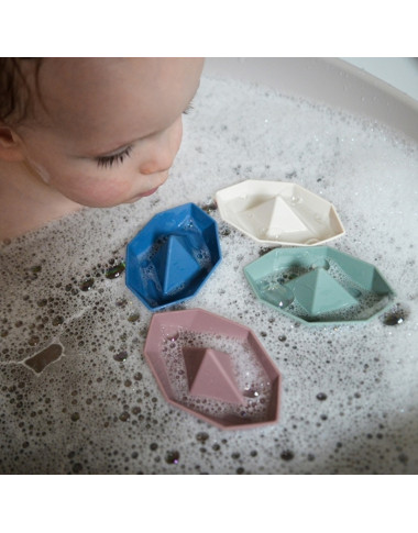 Shnuggle vonios žaislai Laiveliai (4 vnt.) - Vonios žaislai vaikams