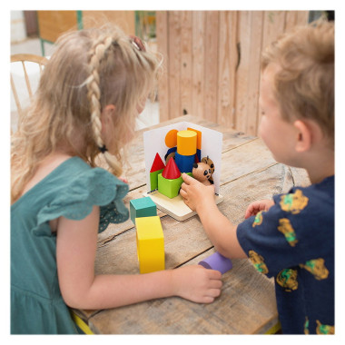 BS Toys lavinamasis žaidimas Panda - Lavinamieji mediniai žaislai vaikams nuo 6 metų