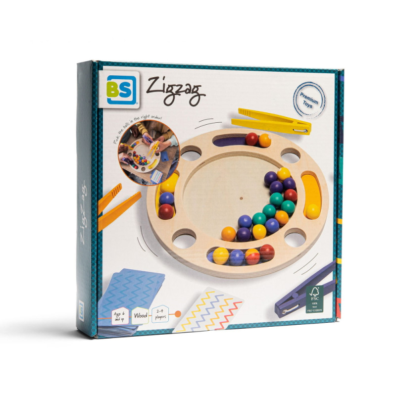 BS Toys lavinamasis žaidimas Zigzag - Lavinamieji mediniai žaislai vaikams nuo 6 metų