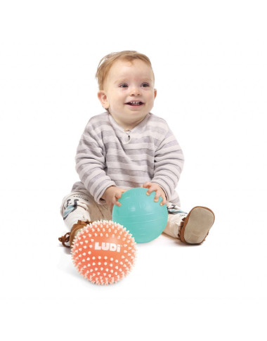 Ludi sensoriniai kamuoliukai (2 vnt.) - Sensoriniai kamuoliai vaikams