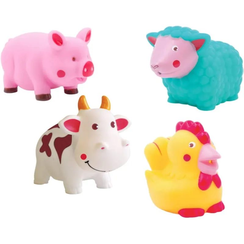 Ludi vonios žaislai Ūkis (4 vnt.) - Vonios žaislai vaikams Ludi vonios žaislai Ūkis (4 vnt.) - Vonios žaislai vaikams