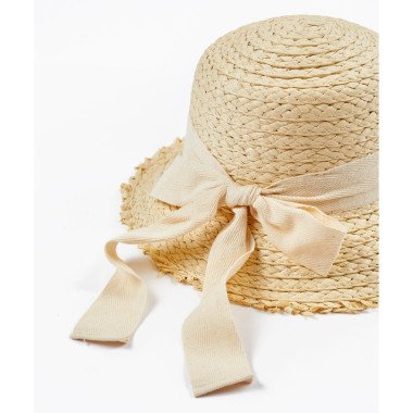 ZIPPY šiaudinė skrybelė mergaitei  - Kepurės mergaitėms