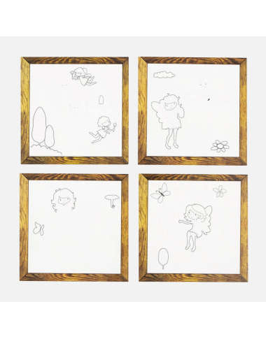 Spalvinimo knygutė su vandens pieštuku - Lavinamieji žaislai vaikams