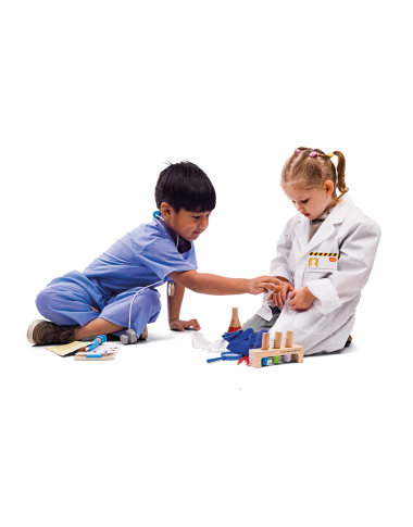 Bigjigs gydytojo rinkinys - Kostiumai vaikams Bigjigs gydytojo rinkinys - Kostiumai vaikams