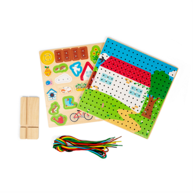 Bigjigs suveriama dėlionė Namai - Žaislai vaikams nuo 3 metų