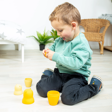 Bigjigs silikoninė meškučių matrioška - Lavinamieji žaislai vaikams nuo 1 metų