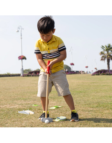 Bigjigs vaikiškas mini golfas - Lauko žaislai vaikams nuo 3 metų