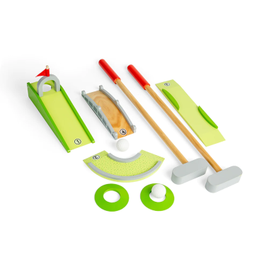 Bigjigs vaikiškas mini golfas - Lauko žaislai vaikams nuo 3 metų