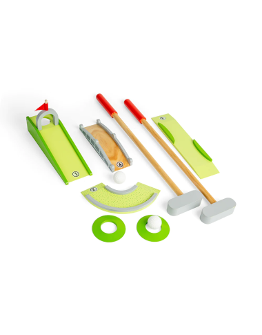 Bigjigs vaikiškas mini golfas - Lauko žaislai vaikams nuo 3 metų