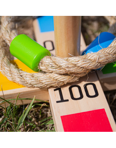 Bigjigs mėtimo žaidimas Žiedai - Lauko žaislai vaikams nuo 3 metų