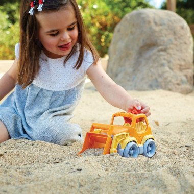 Green Toys žaislinis buldozeris - Žaislinės mašinos vaikams nuo 2 metų