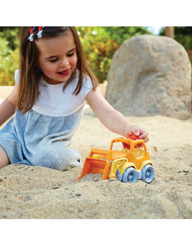 Green Toys žaislinis buldozeris - Žaislinės mašinos vaikams nuo 2 metų