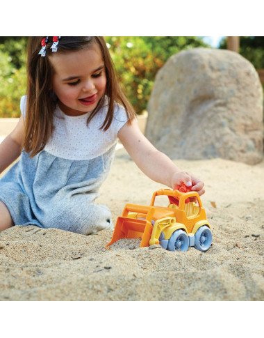 Green Toys žaislinis buldozeris - Žaislinės mašinos vaikams nuo 2 metų