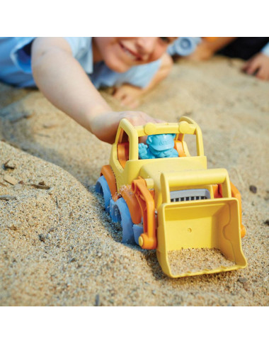 Green Toys žaislinis buldozeris - Žaislinės mašinos vaikams nuo 2 metų