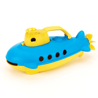 Green Toys žaislinis submarinas - Žaisliniai laivai vaikams nuo 6 mėnesių