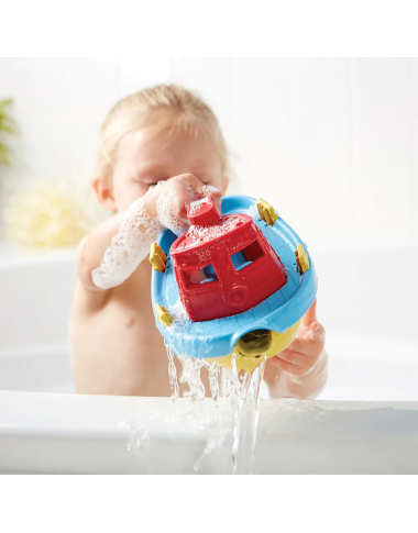 Green Toys žaislinis laivas - Žaisliniai laivai vaikams nuo 6 mėnesių